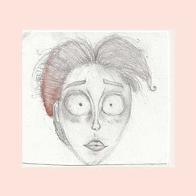 Tim Burton study styles boy